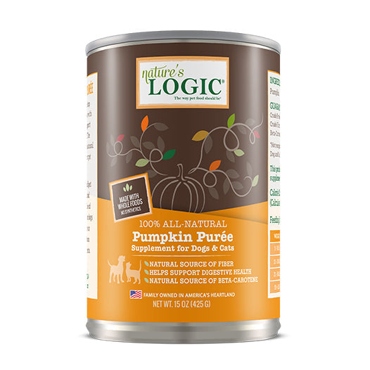 Nature's Logic Pumpkin Puree Canned Cat & Dog Food