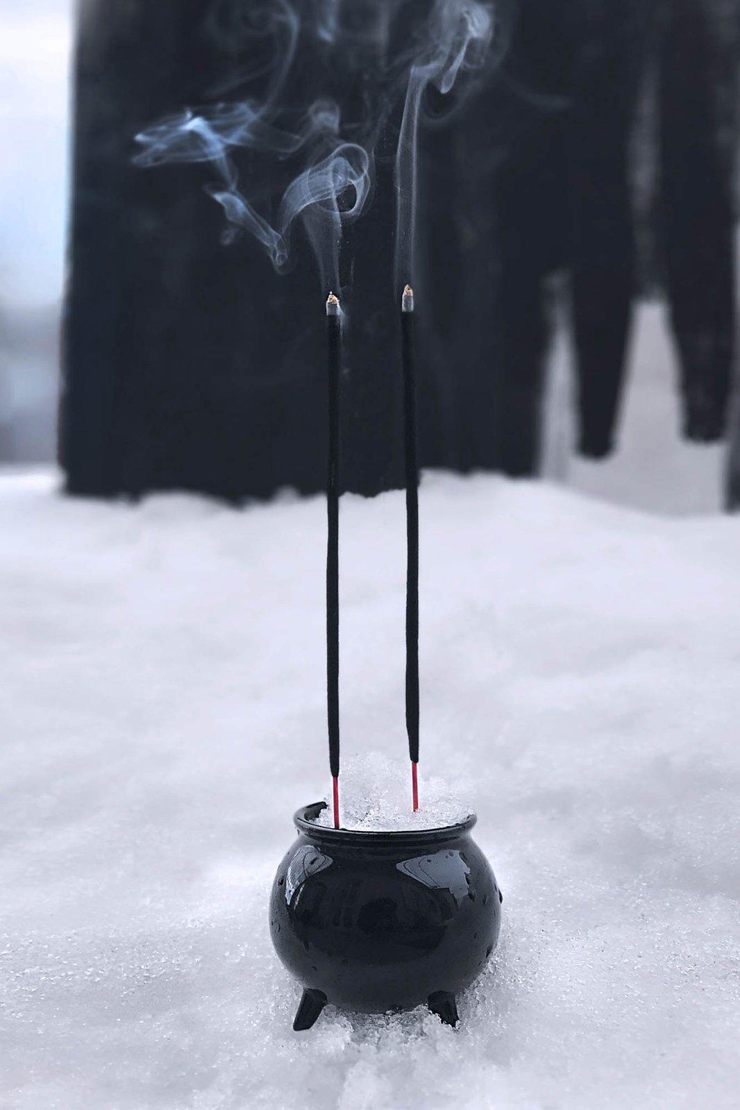 Cauldron Incense Burner