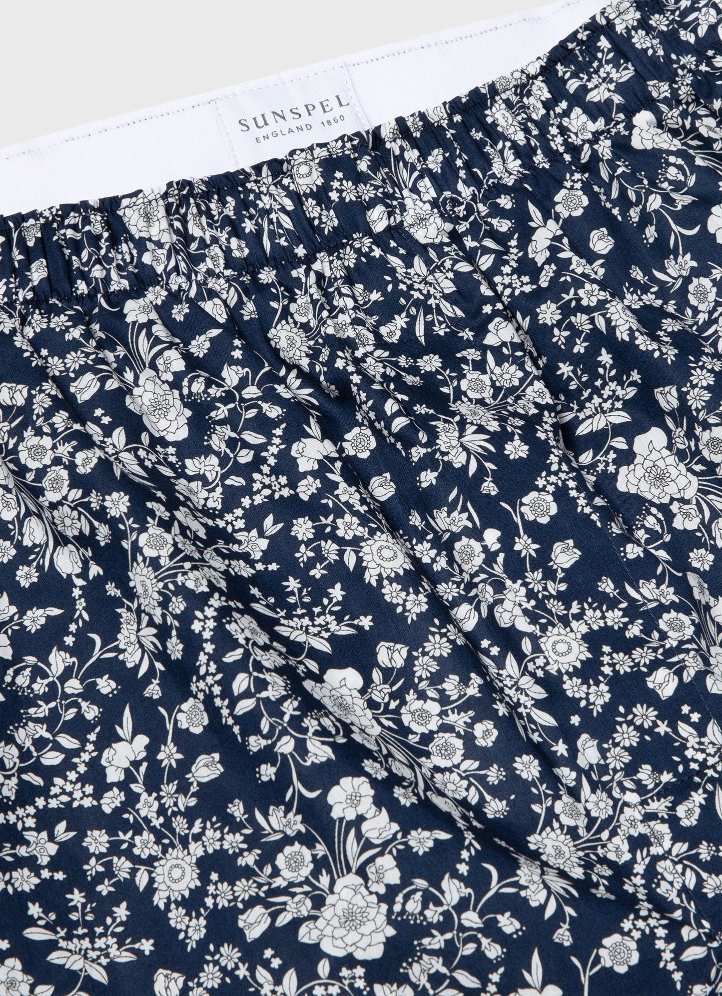 Mens Classic Boxer Shorts In Liberty Fabric In Summer Bloom Mbox4701L Butv