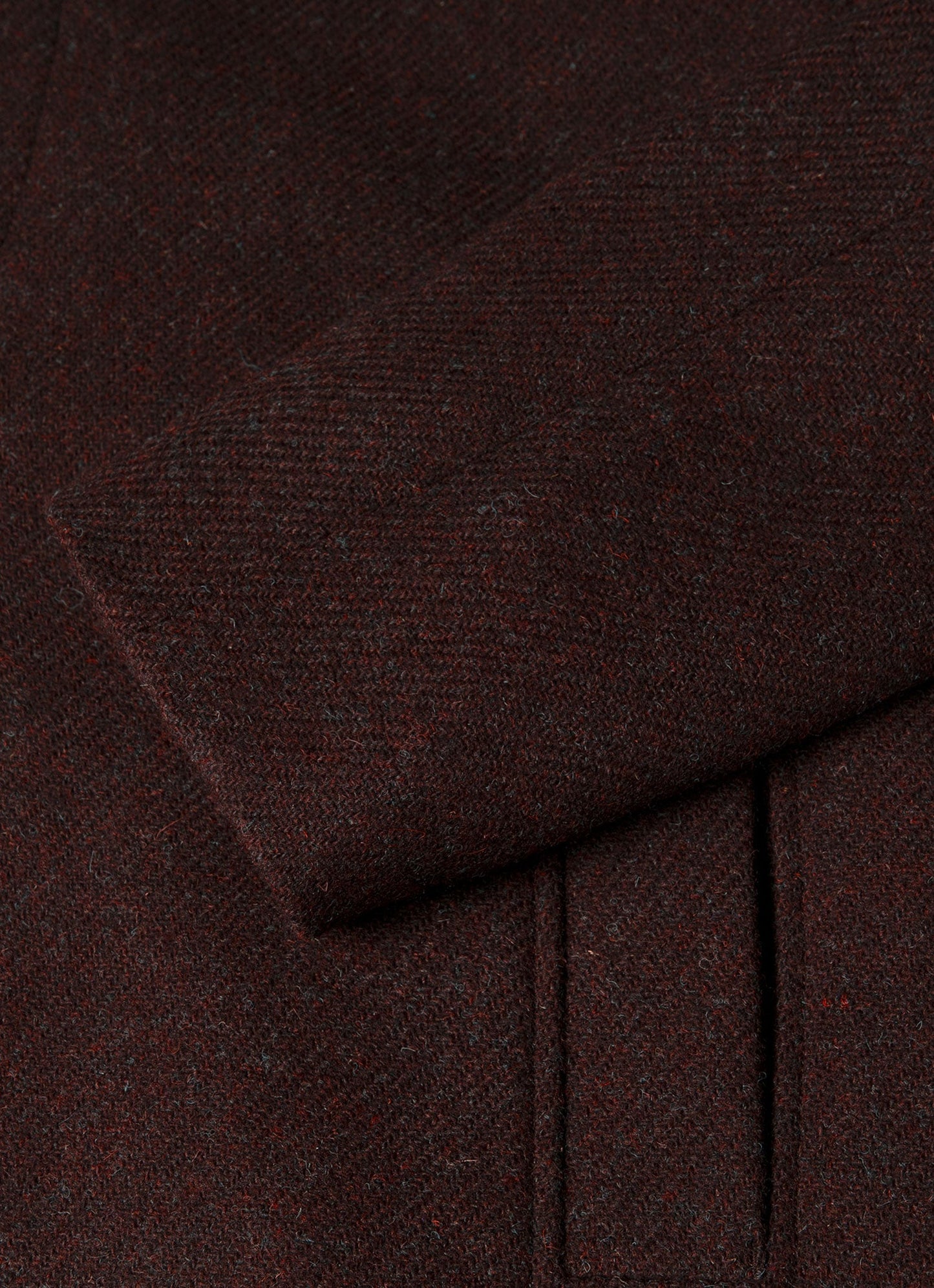 Mens Harris Tweed Car Coat In Truffle Mcoa7333 Brgd