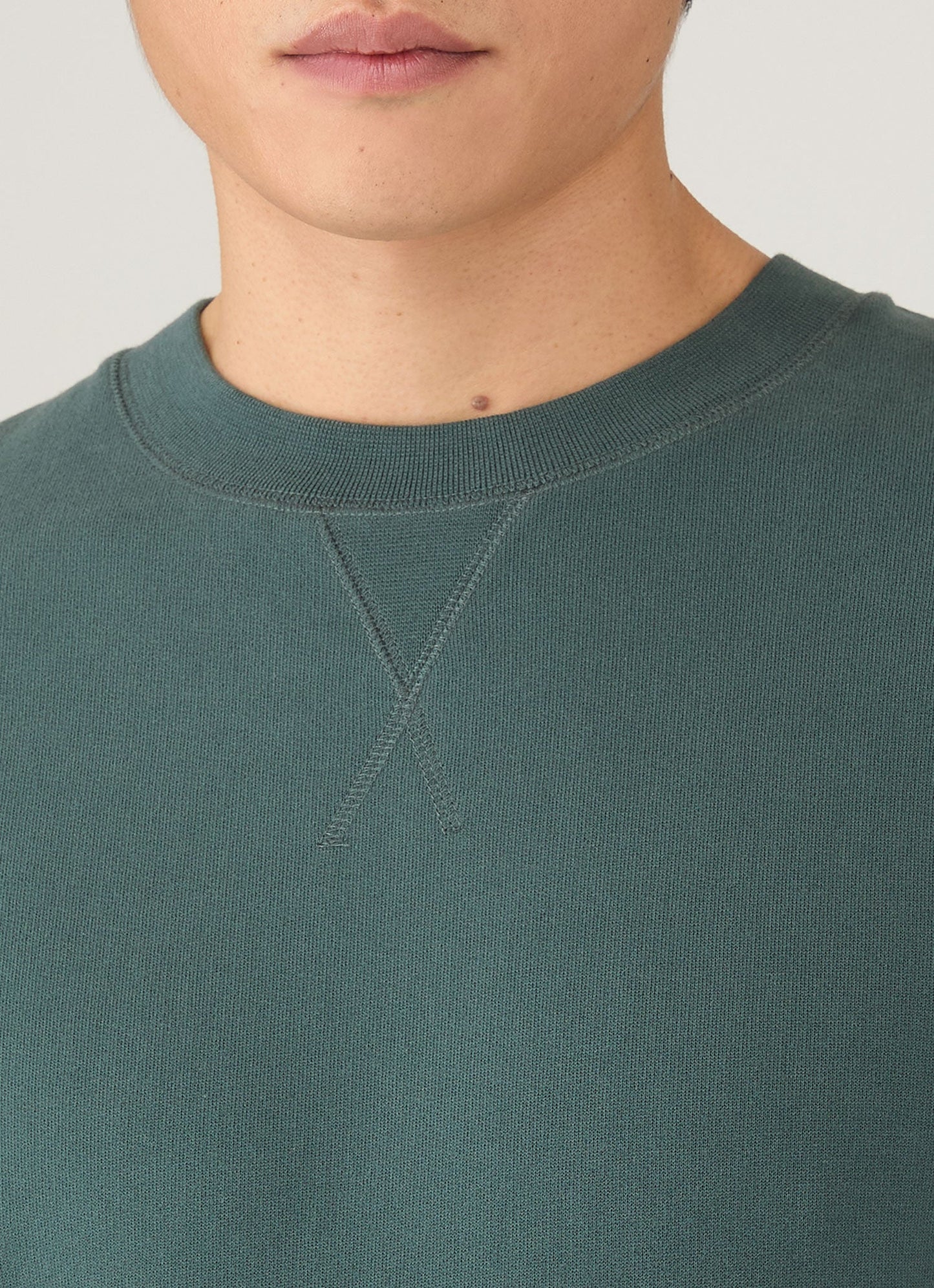 Men's Loopback Sweatshirt in Dark Petrol
