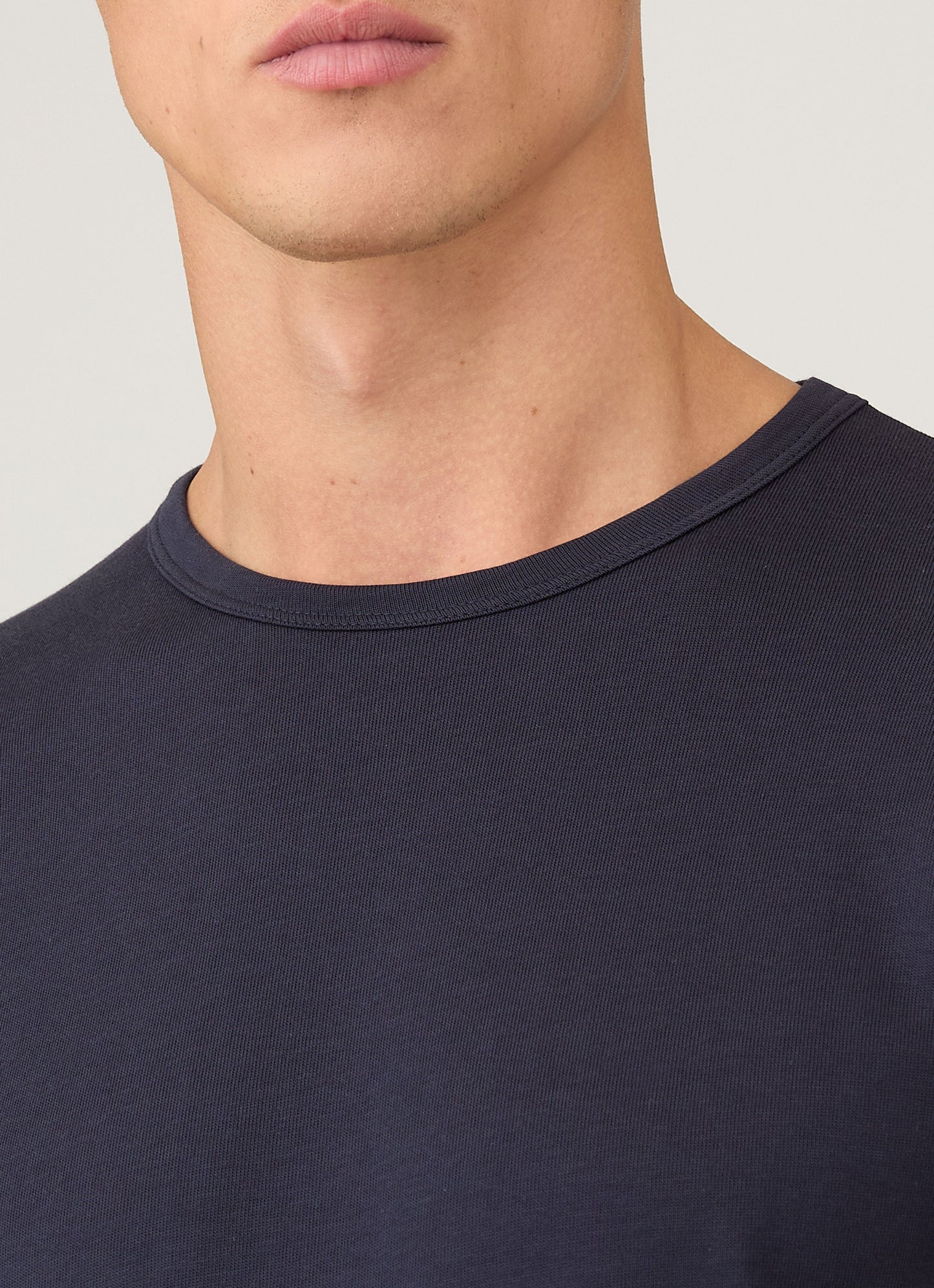 Mens Single Jersey Tshirt In Navy Mtsh0187 Buaa