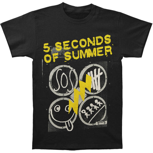 5 Seconds Of Summer Amp Slim Fit T-shirt
