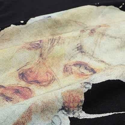 Gallery Dept T-shitrs Vintage Print Short Sleeves Lining