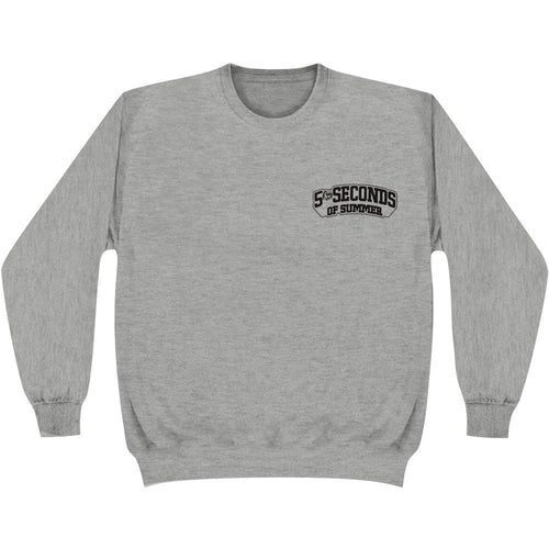 5 Seconds Of Summer Skull Sweat Grey Sweatshirt