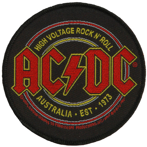 AC/DC High Voltage Rock N Roll Woven Patch