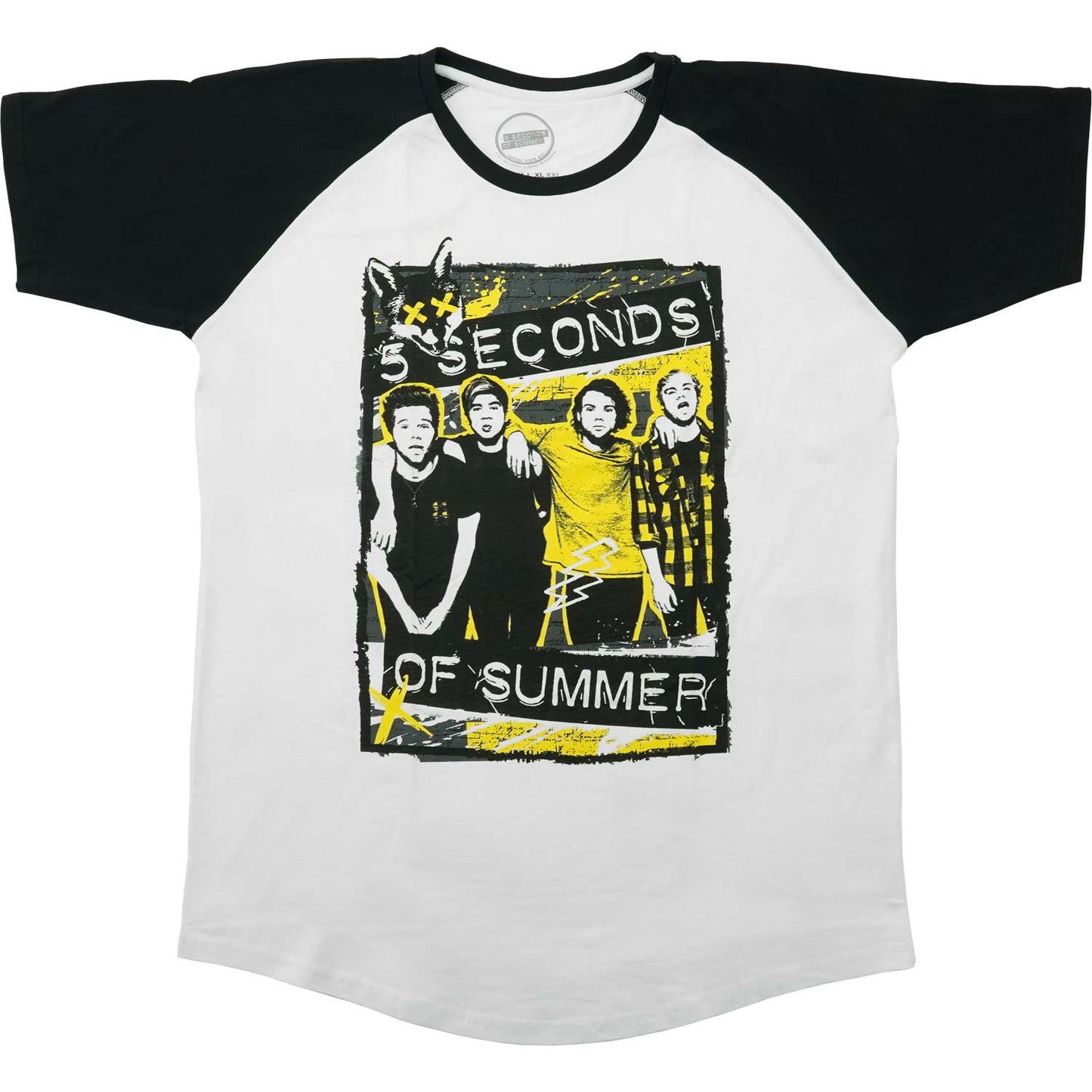 5 Seconds Of Summer Splatter Junior Top