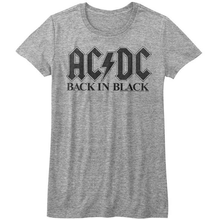 AC/DC Bib In Black Junior Top