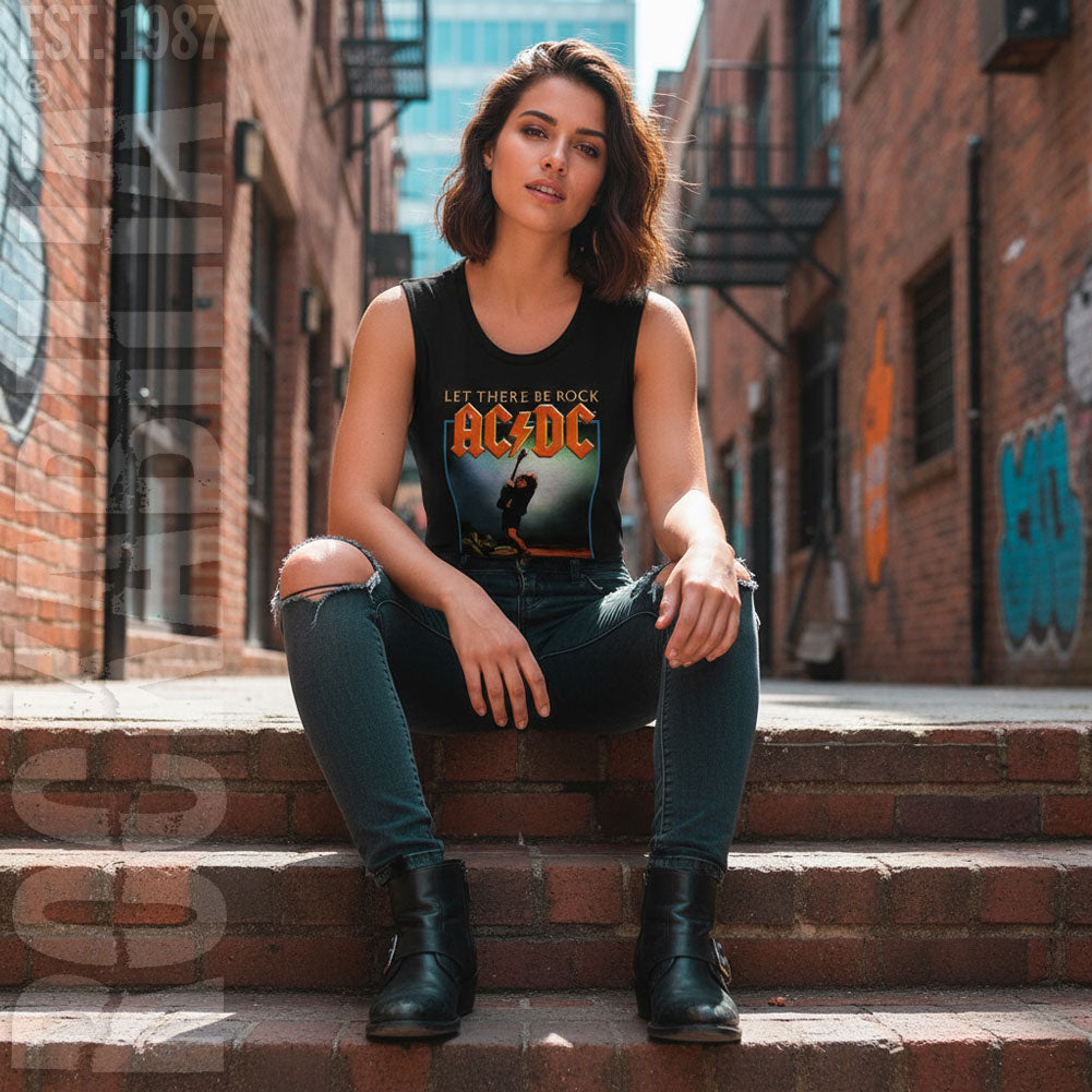 AC/DC Let There Be Rock Womens Tank