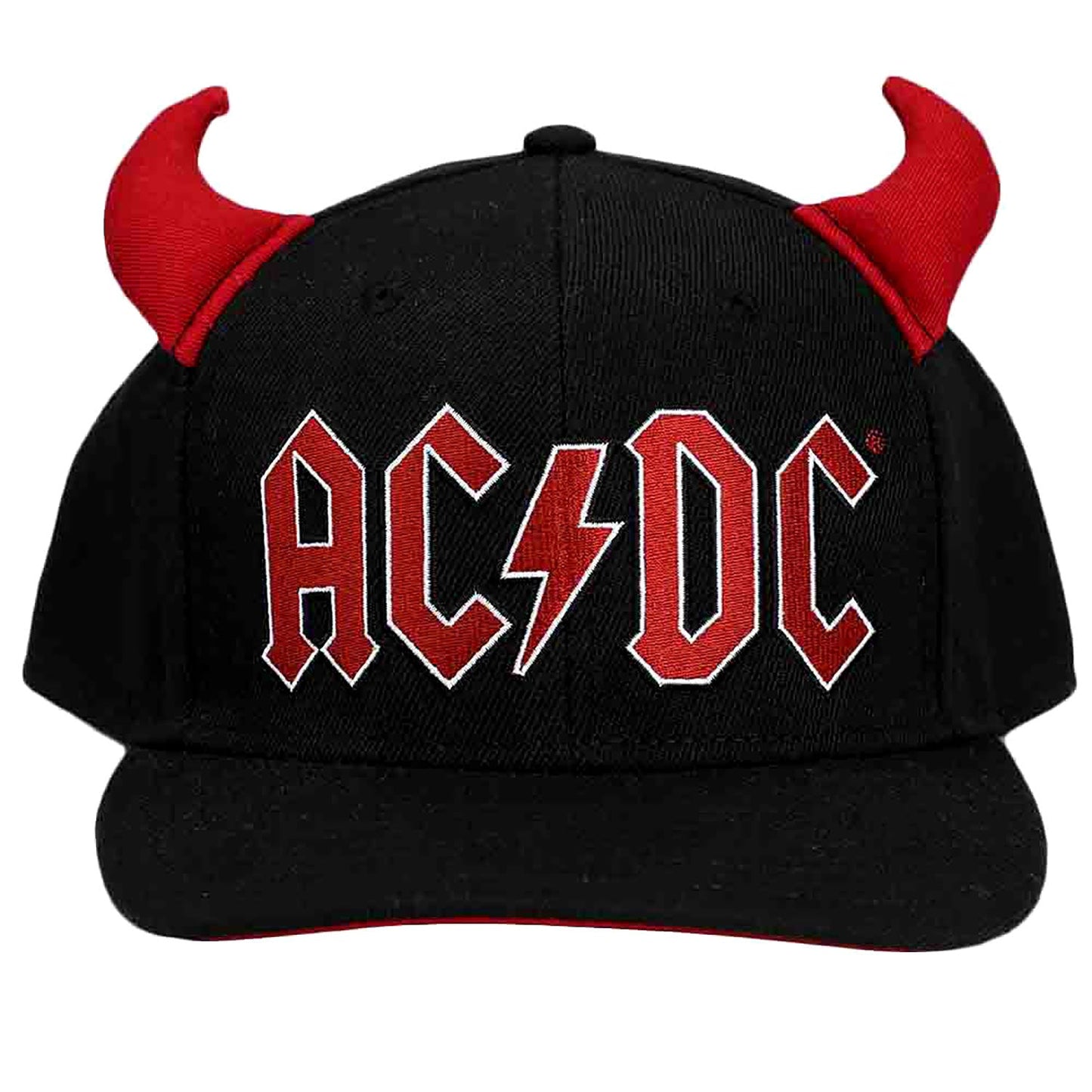 AC/DC Horn Pre-Curved Bill Snapback Baseball Cap