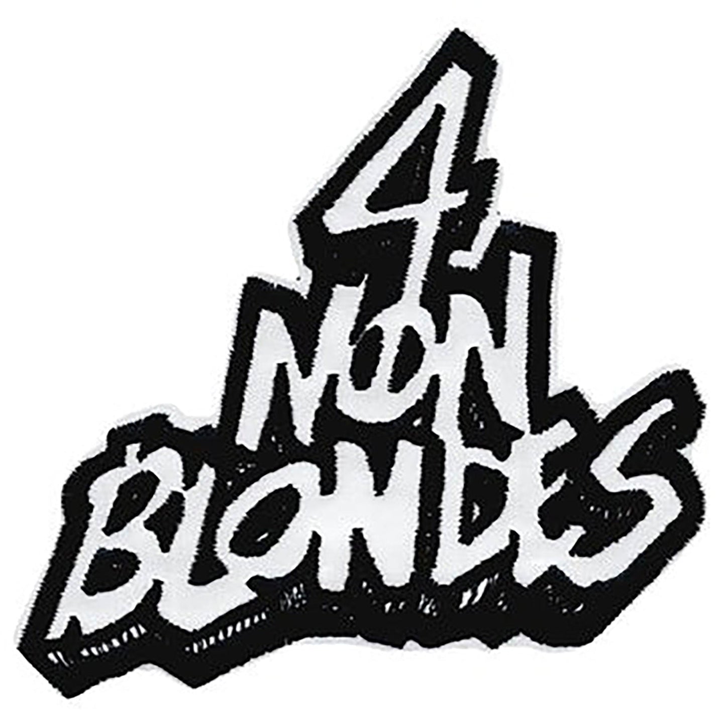 4 Non Blondes Logo Embroidered Patch