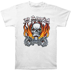 38 Special Skull Flames 07 Tour Tee T-shirt