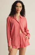 the perfect striped button up
