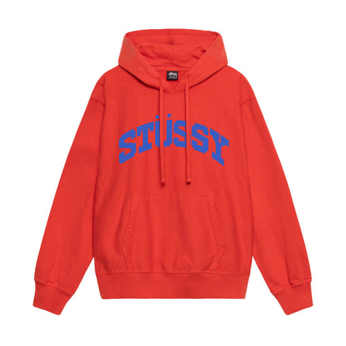 BLOCK SPORT HOODIE-RED