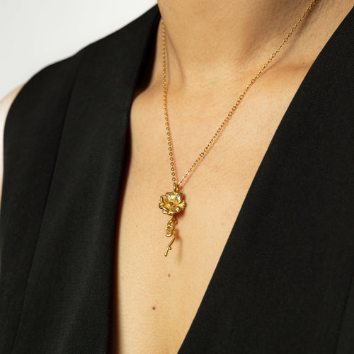 ‘It's Written' Anemone Necklace