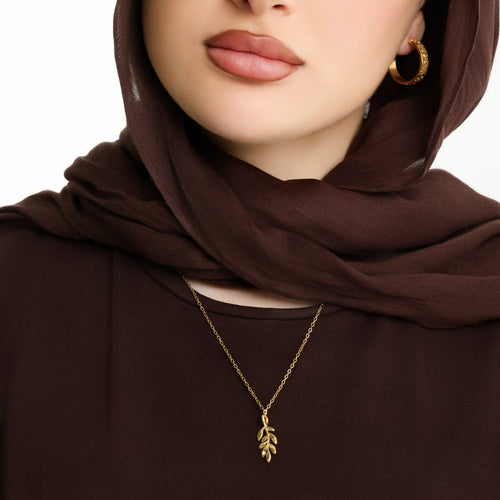 Palestine Olive Branch Necklace