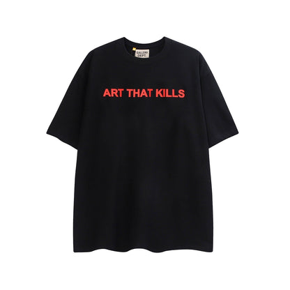 Gallery Dept T Shirts Summer Vintage Los Angeles Gallery Dept Summer Letter Printing Men and Women