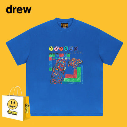 Drew T-shirts Graffiti Printing T-shirt