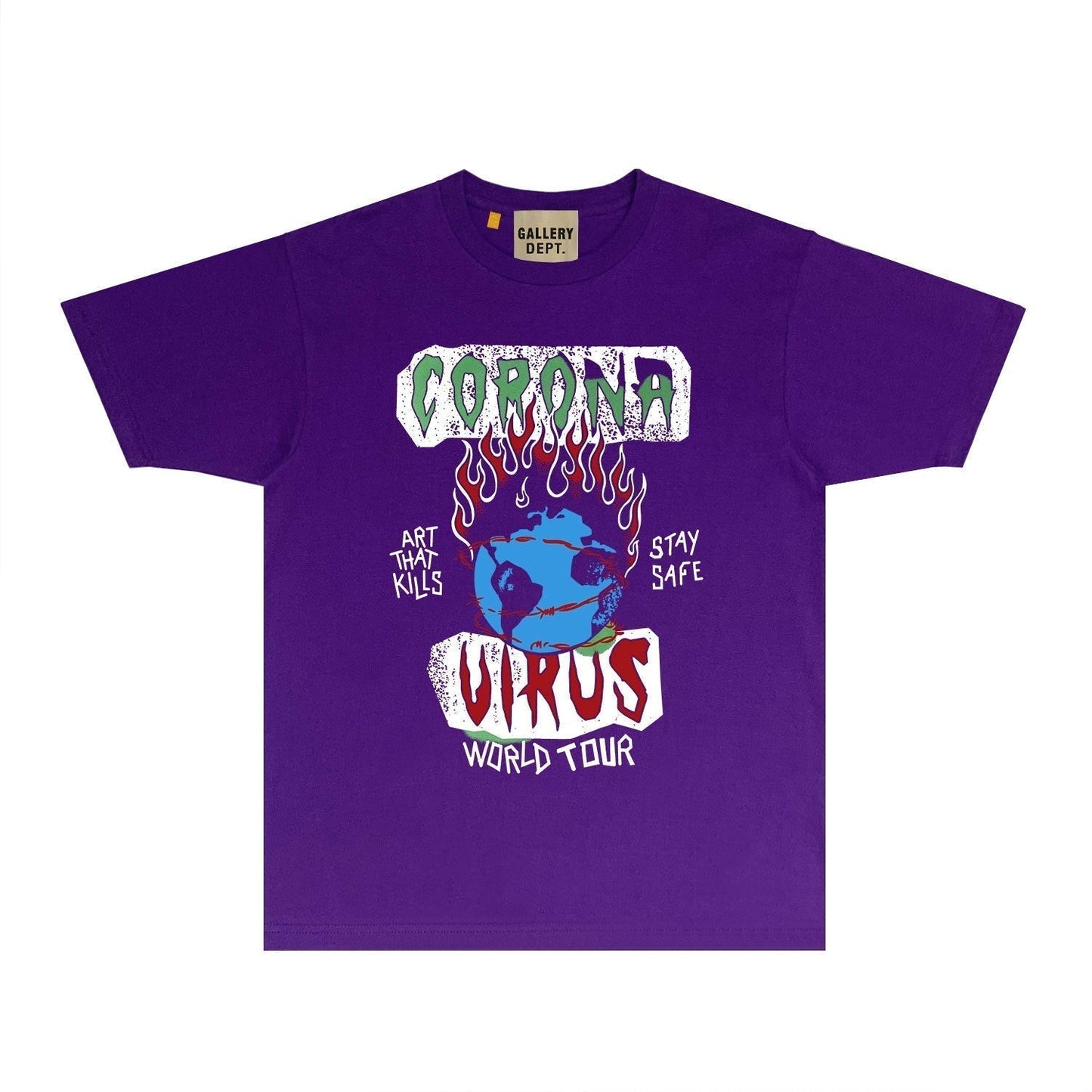Gallery Dept T Shirts European And American Tee Shirt Short Sleeve T-Shirt Blouse