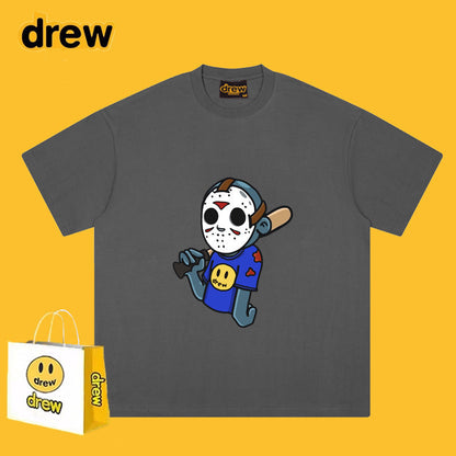 Drew T-shirts T-shirt Anime Print Short Sleeve