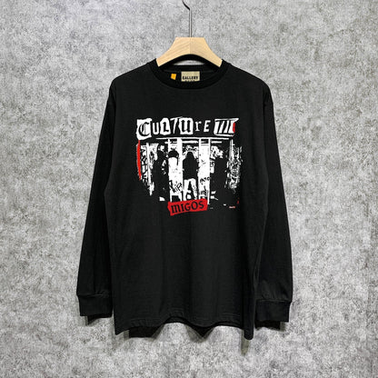 Gallery Dept Long Sleeved Shirt Fashion Brand Long Sleeve Long-Sleeved T-shirt Blouse