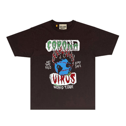 Gallery Dept T Shirts European And American Tee Shirt Short Sleeve T-Shirt Blouse