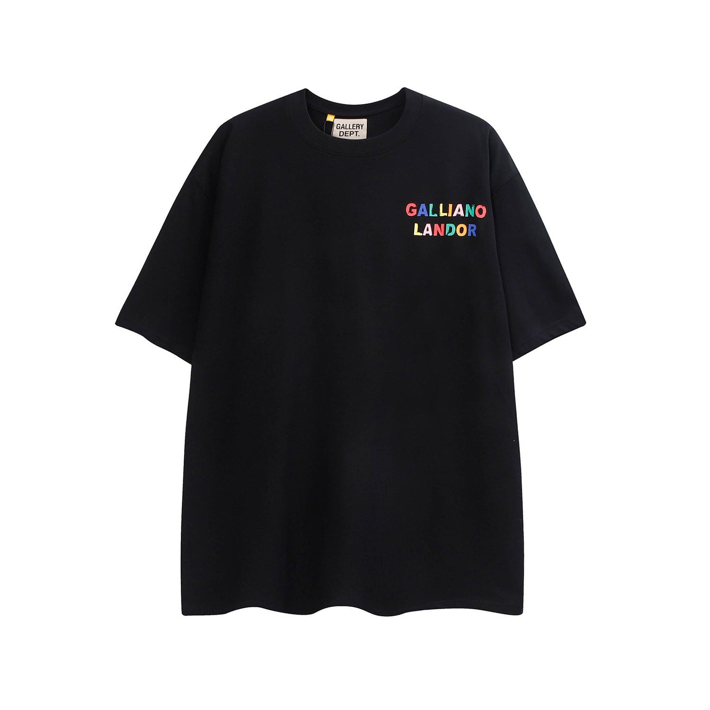 Gallery Dept T Shirts Los Angeles Gallery Dept Short Sleeve Letter Printed Loose Top