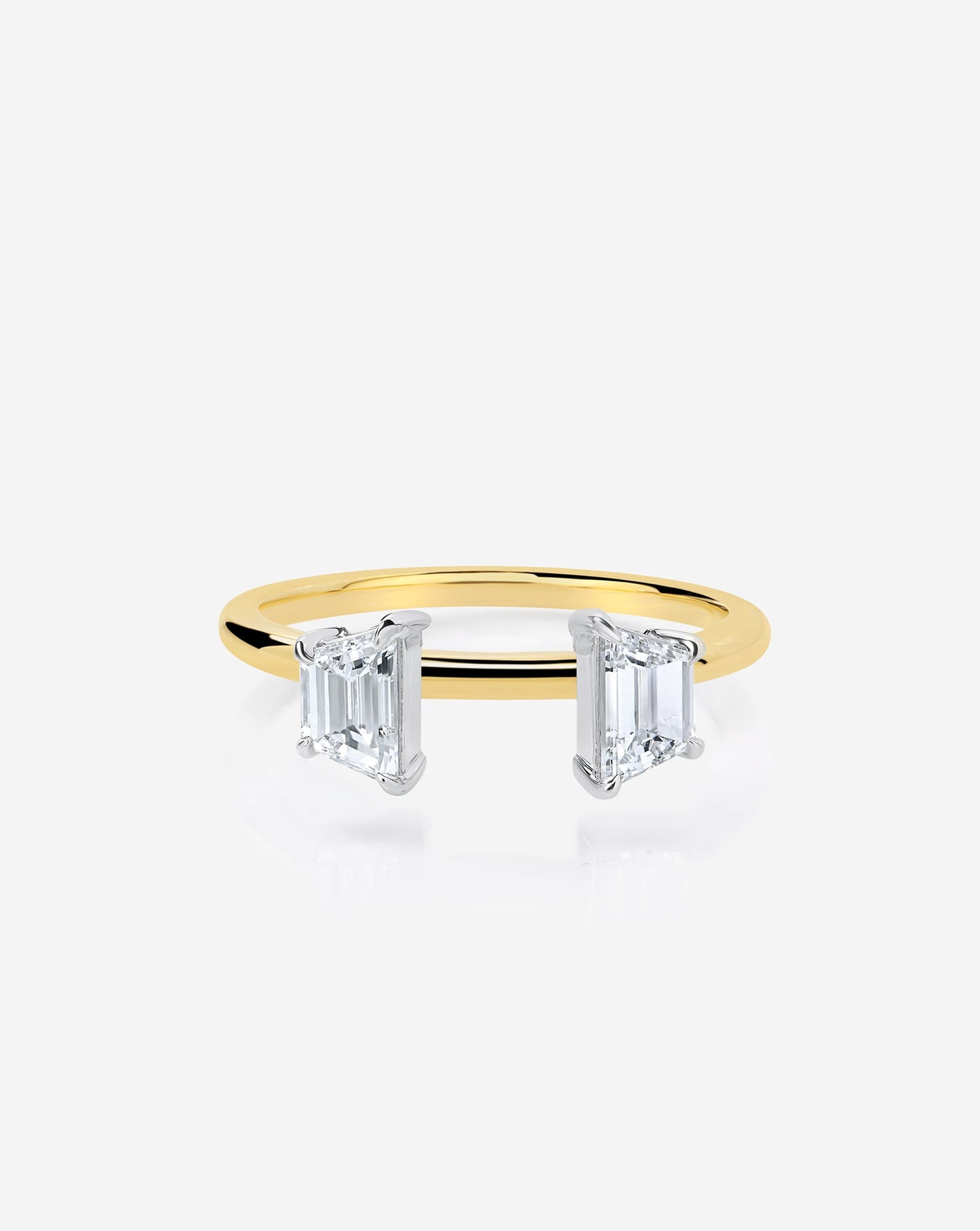 3.72 Emerald Lab Diamond in Whisper Thin® Embrace