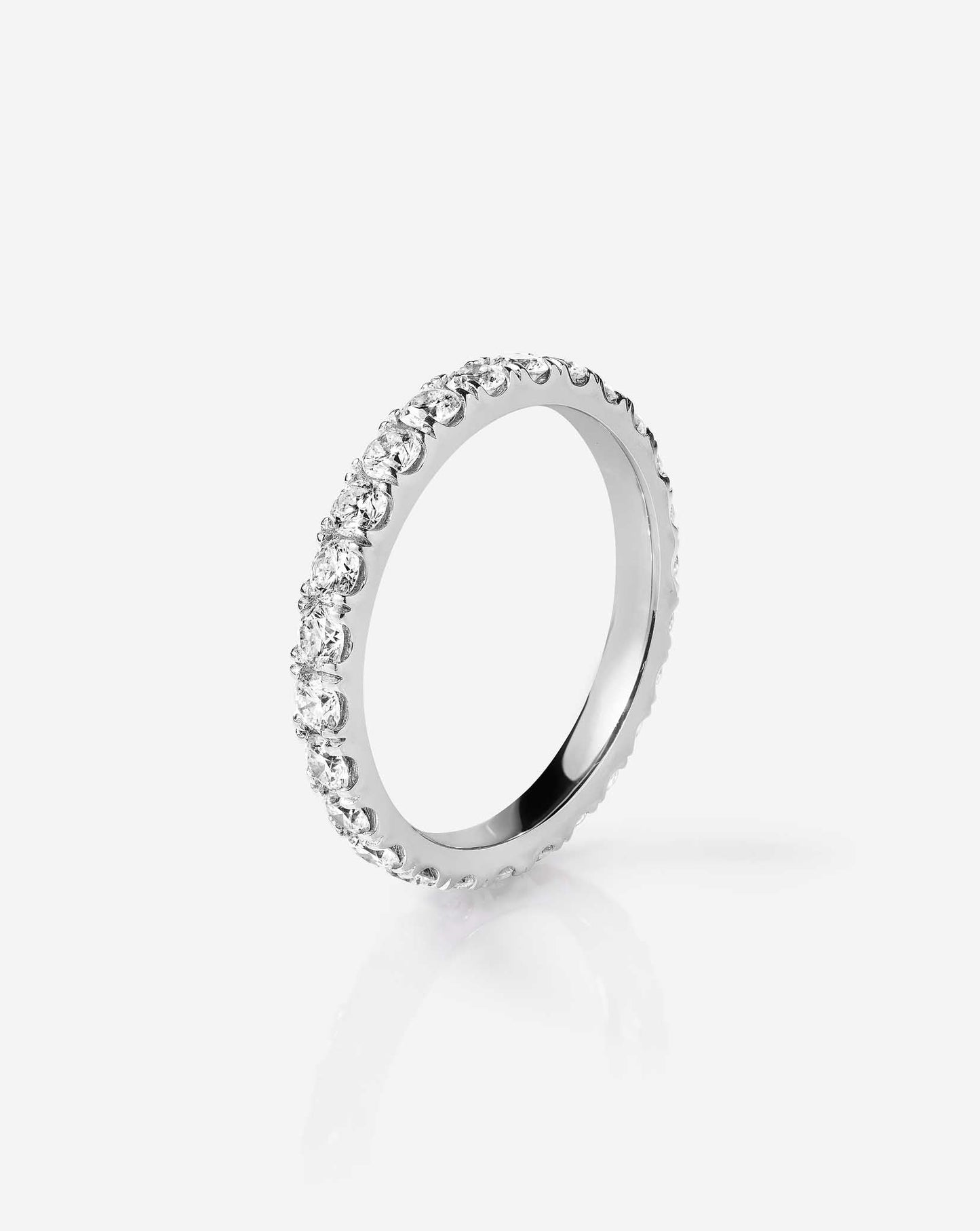 2.5 mm Classic Diamond Band | Platinum