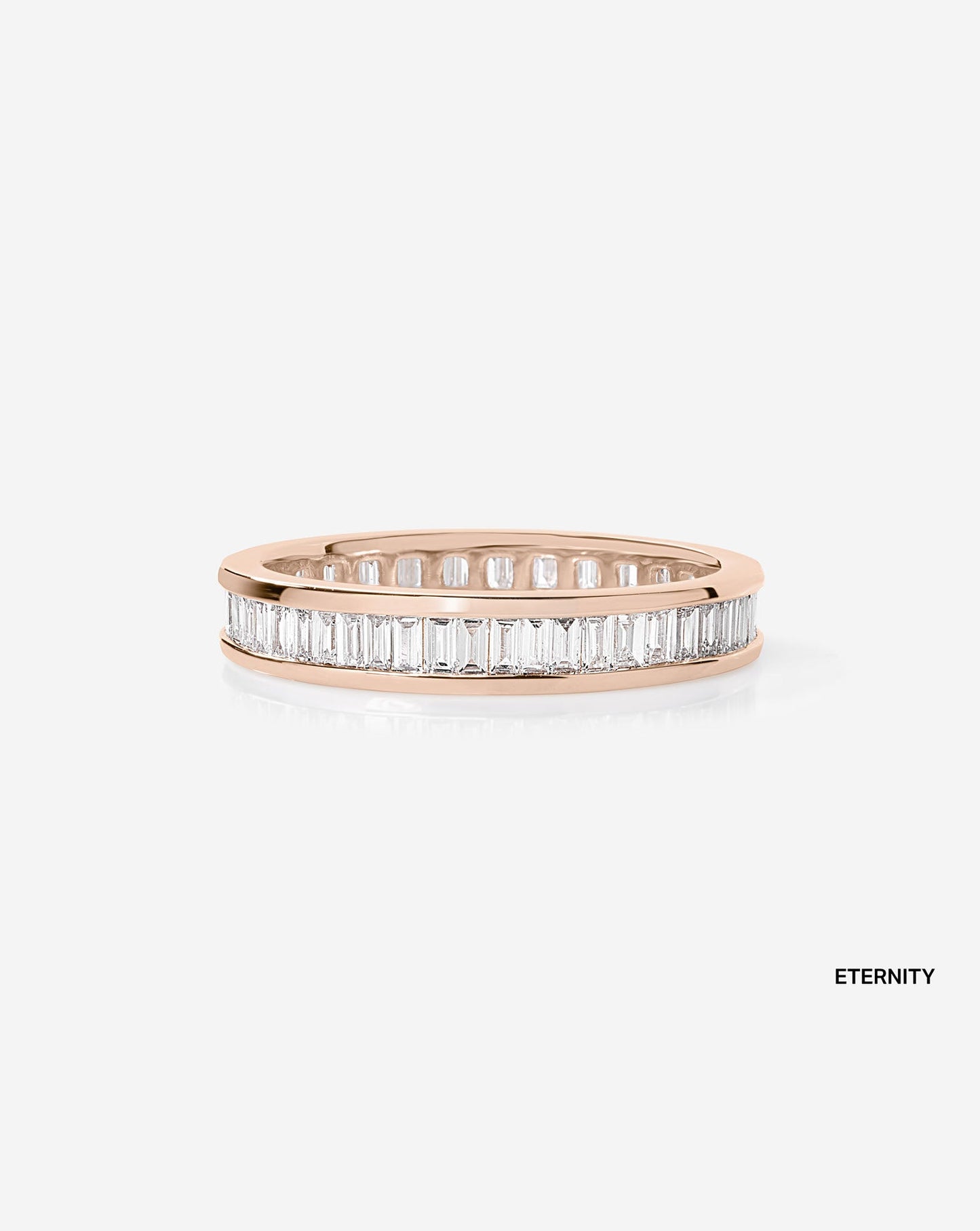 Baguette Diamond Channel Set Eternity Band