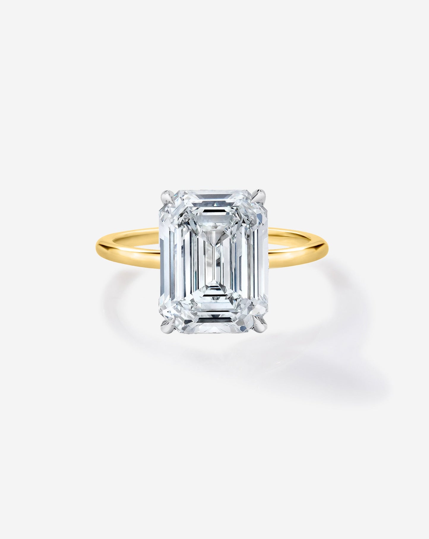 3.67 Emerald Lab Diamond in Whisper Thin®