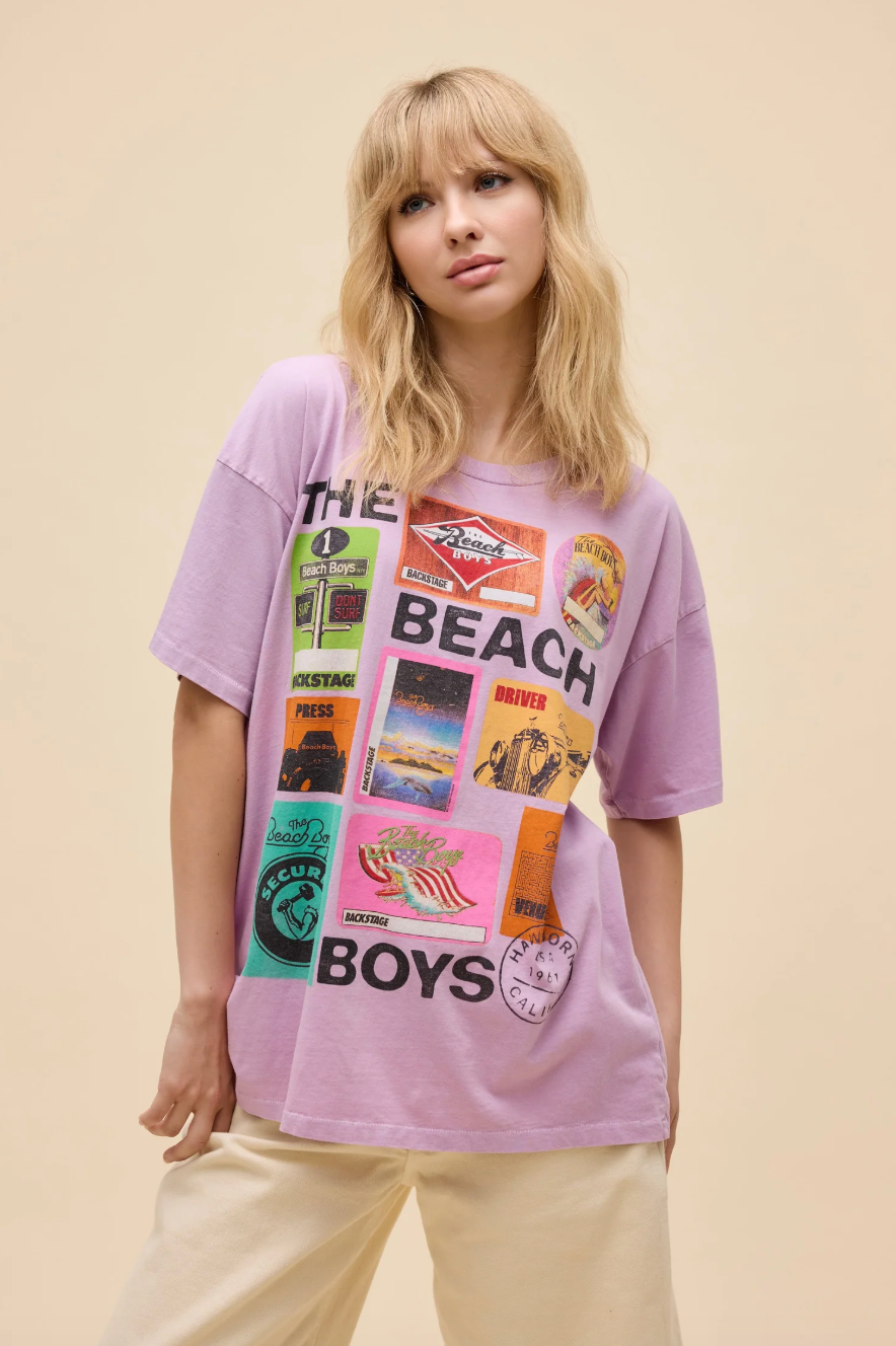 the beach boys back stage merch tee