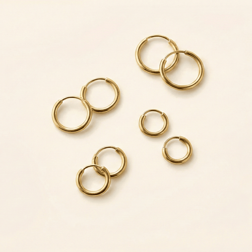 Mini Hoop Earrings Set