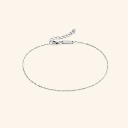 Micro Twisted Anklet