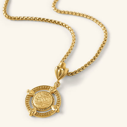 "Perhaps you dislike what's good for you" Coin Necklace | Women