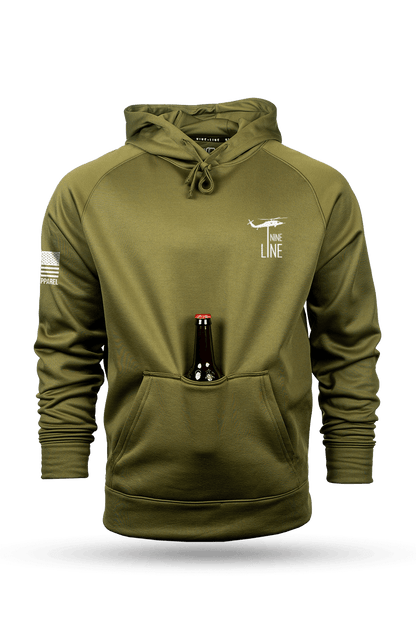 American Flag Schematic - Raglan Tailgater Hoodie
