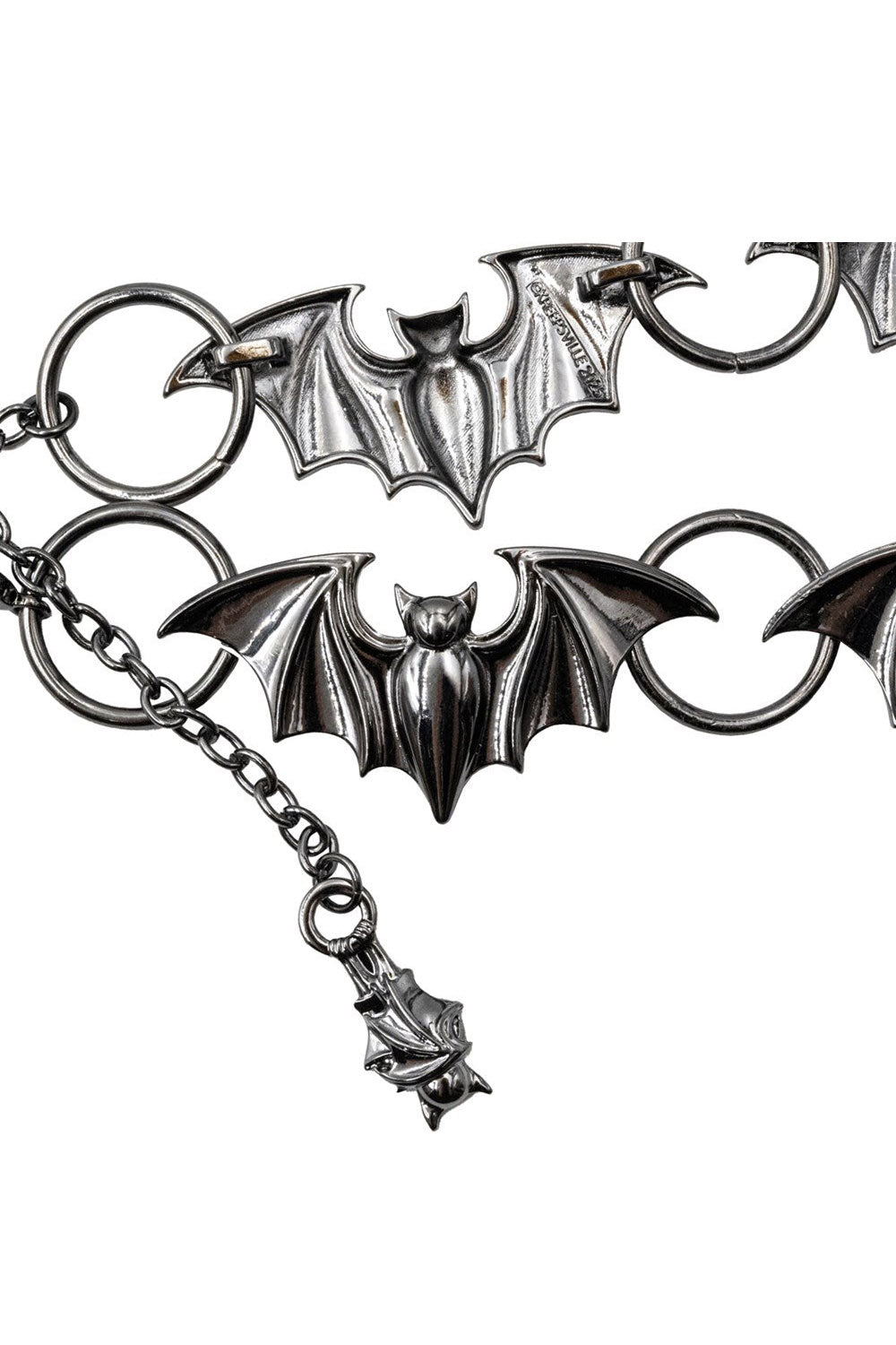 Batty Bats Black Chain Belt