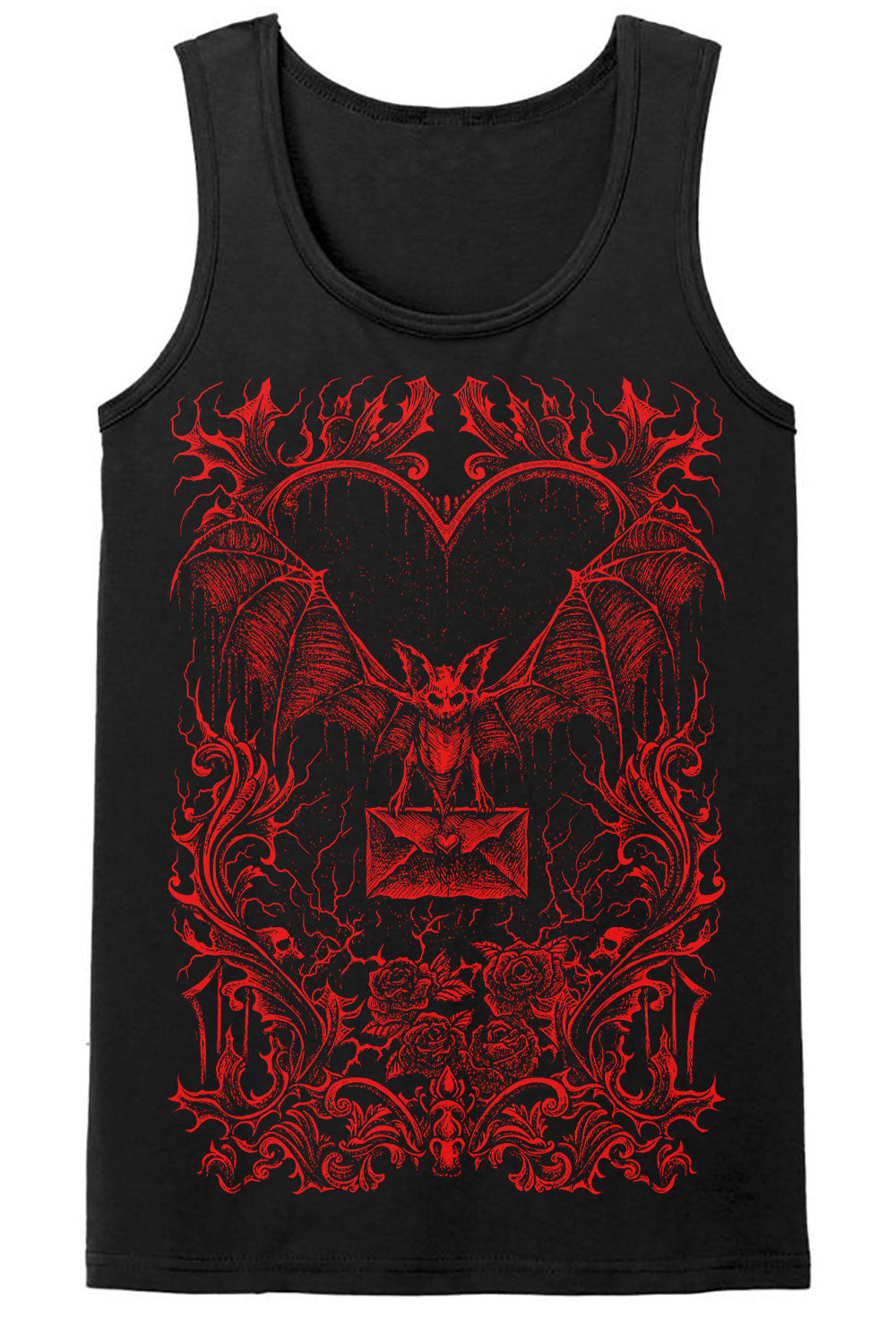 Bat Romance T-shirt [Blood Red]