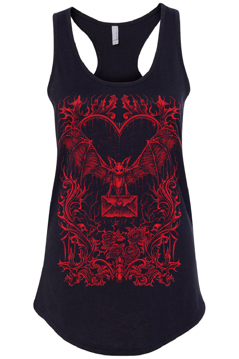 Bat Romance T-shirt [Blood Red]