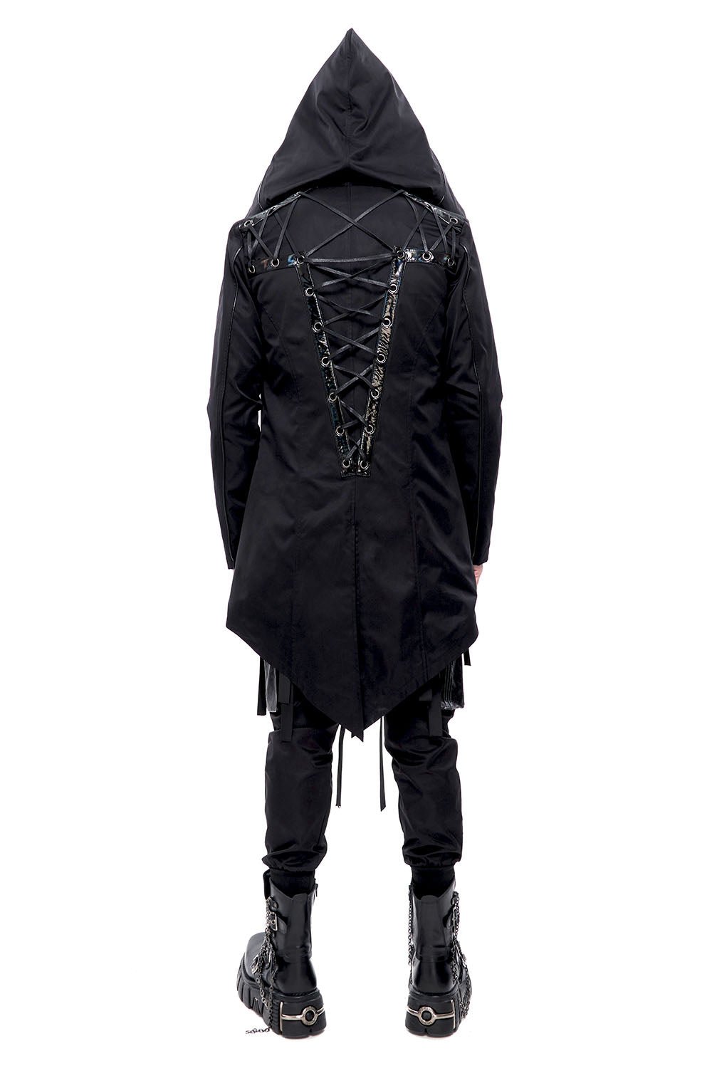 Black Butcher Pierced Coat