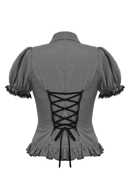 Black Cat Coven Cameo Blouse