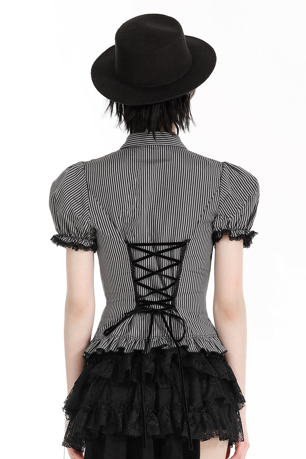 Black Cat Coven Cameo Blouse