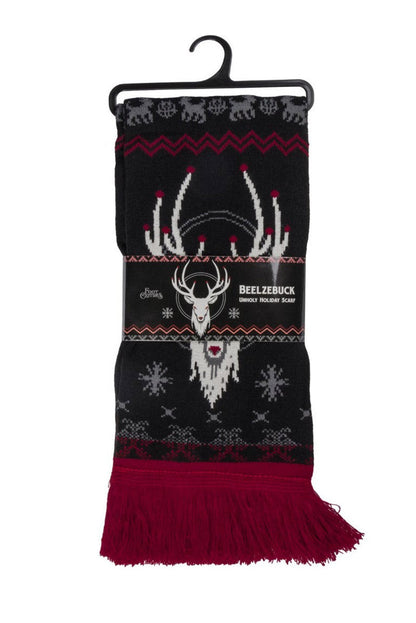 Beelzebuck Ugly Holiday Scarf
