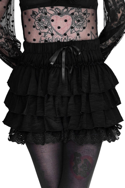 Black Ruffle Bloomers