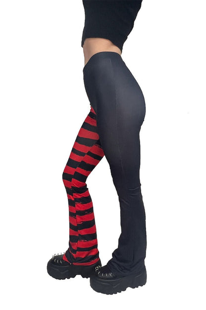 Blood Bat Striped Flares [BLACK/RED]