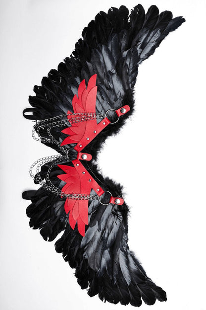 Blood Birdwings Harness [Black/Red]