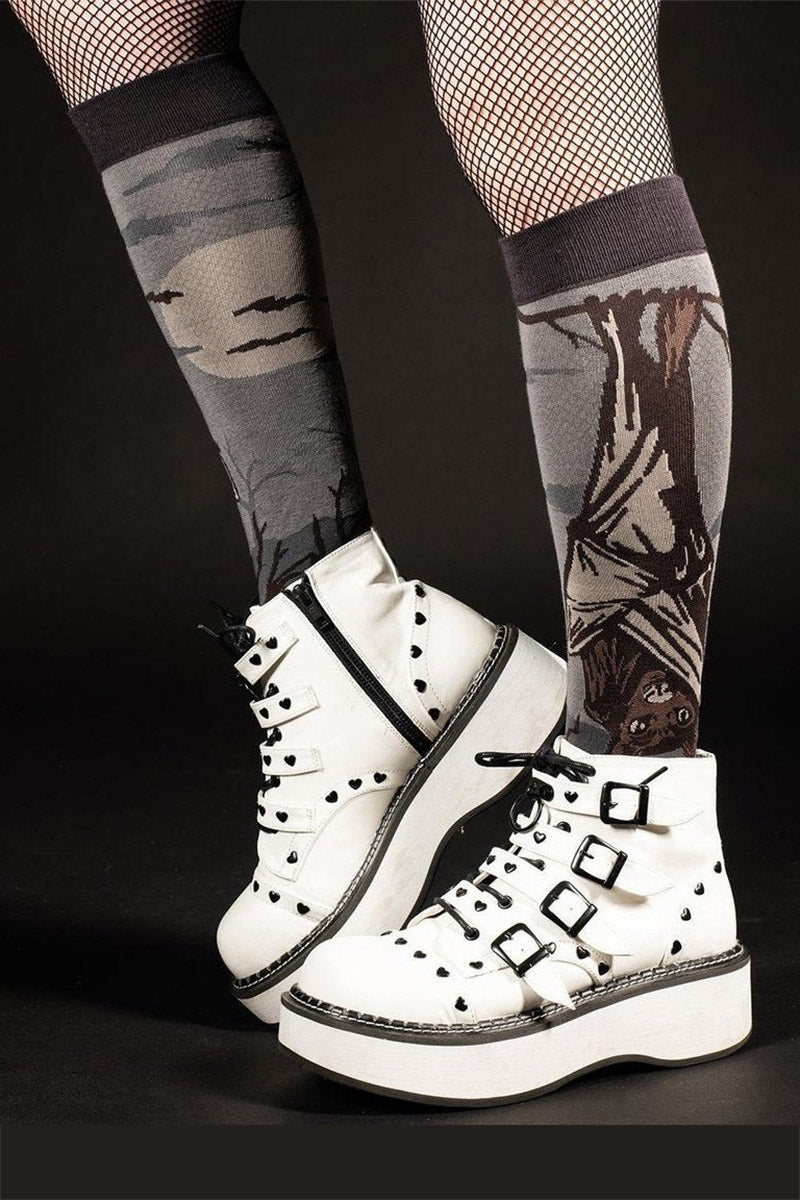 Bat Knee High Socks