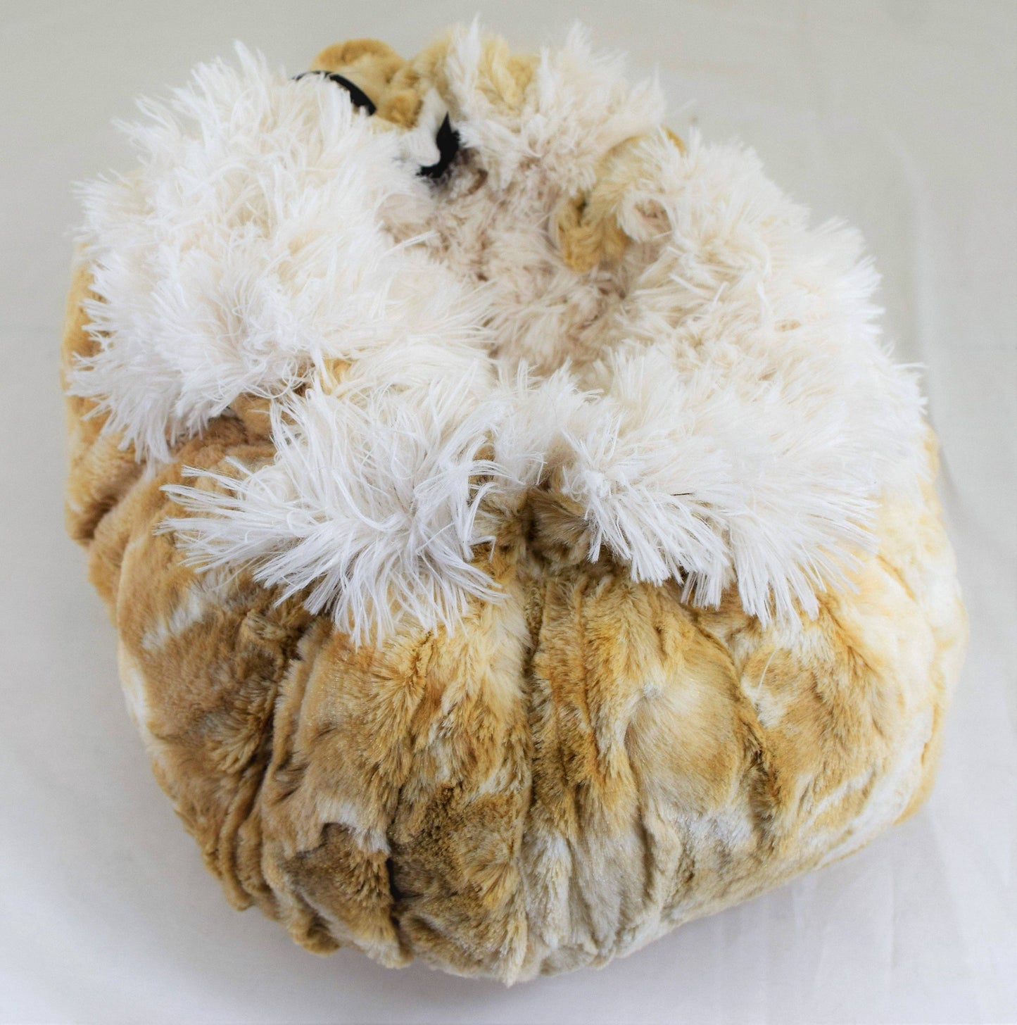 Brown Rabbit & Cream Shag Swaddle Bed: