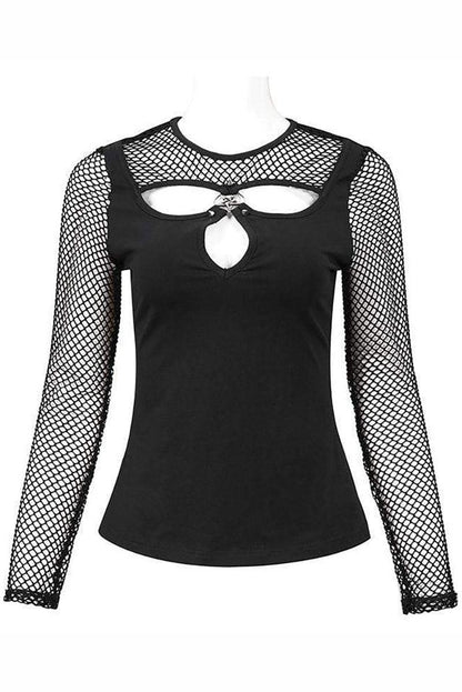 Daily Ritual Fishnet Top