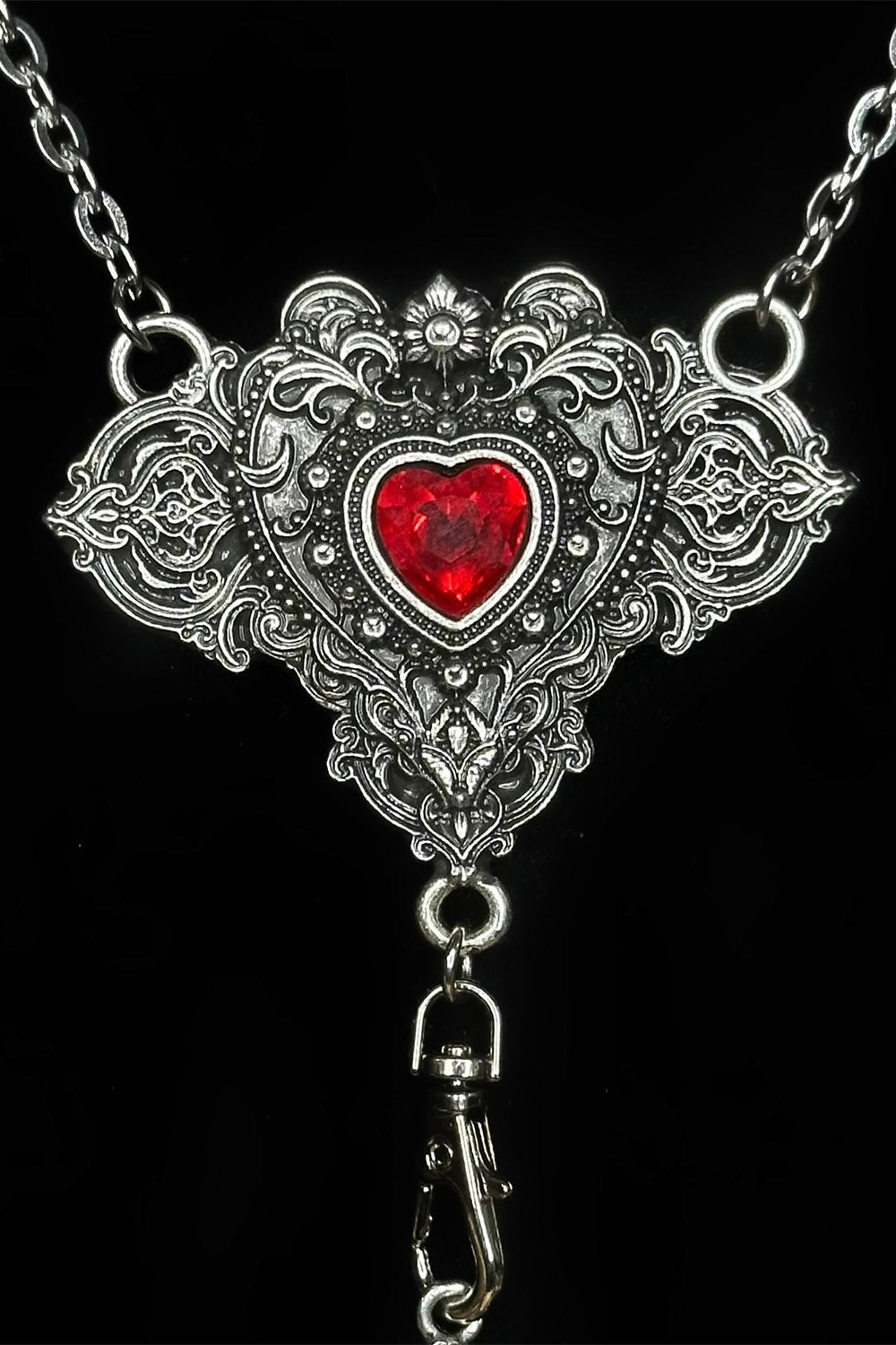 Cross My Heart Reversible Rosary Necklace